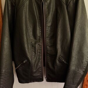 Torrid Black Leather Jacket
